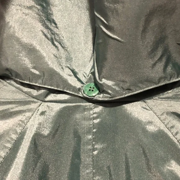 Vintage Ashton Cove Green Lightweight Trench Coat - Picture 9 of 9